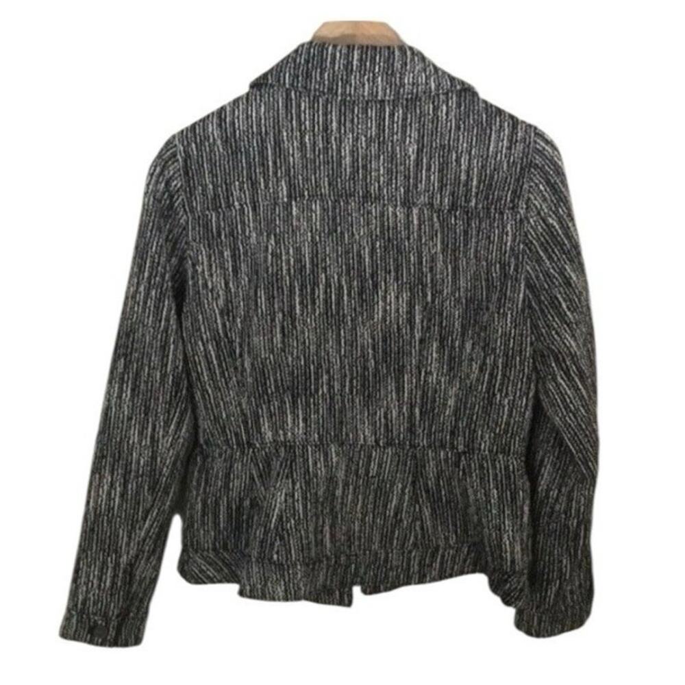White House Black Market WHBM Womens M 8 10 Boucle Trucker Jacket Office NEW NWT - Picture 6 of 16